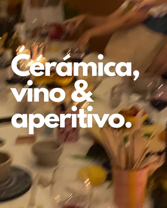 TALLER CERÁMICA & VINO 24 ENERO